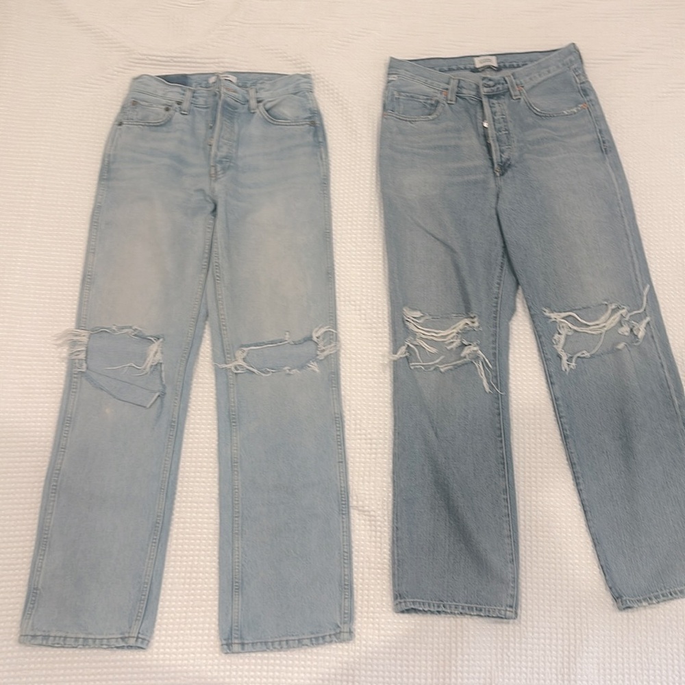 Re/done 90’s high-rise loose jeans - Picture 5 of 6